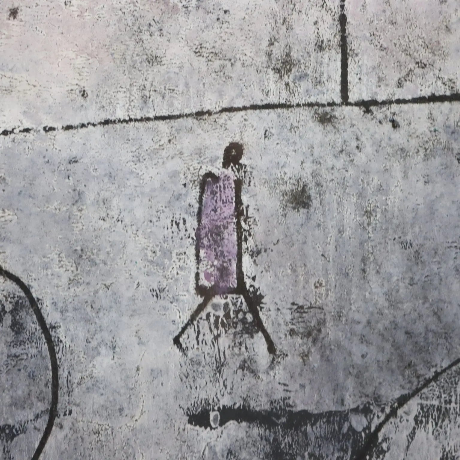 Contemporary Painting Signed Franco Rognoni Mixed Technique '900