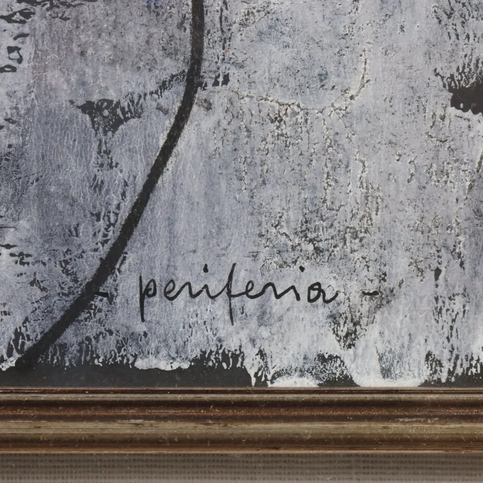 Contemporary Painting Signed Franco Rognoni Mixed Technique '900