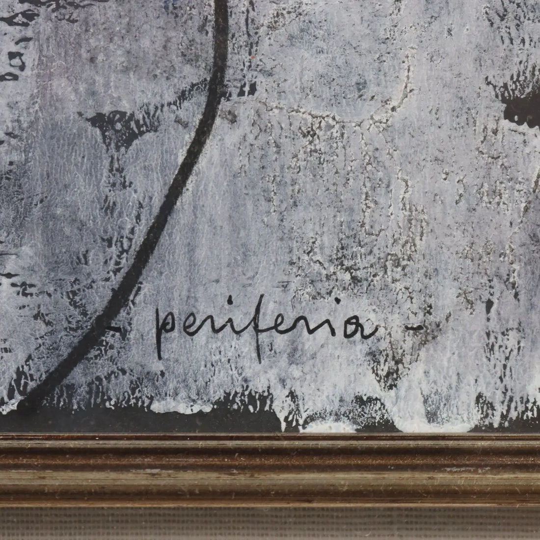 Contemporary Painting Signed Franco Rognoni Mixed Technique '900