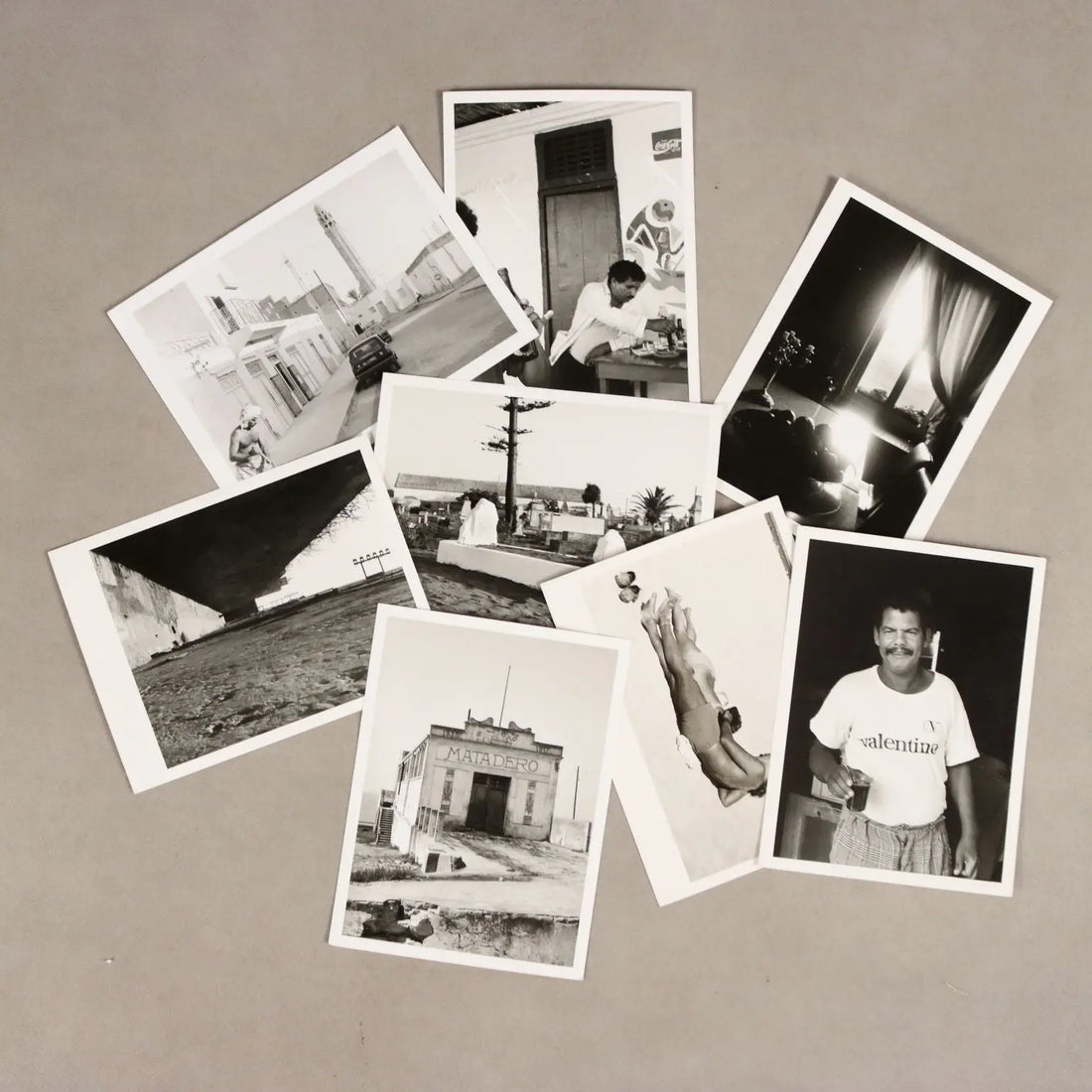 Group of Eight Photographs Vittorio Pescatori Black and White '900