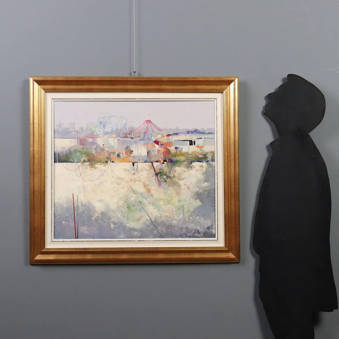 Contemporary Artwork Temistocle Scola Oil on Canvas XX Century