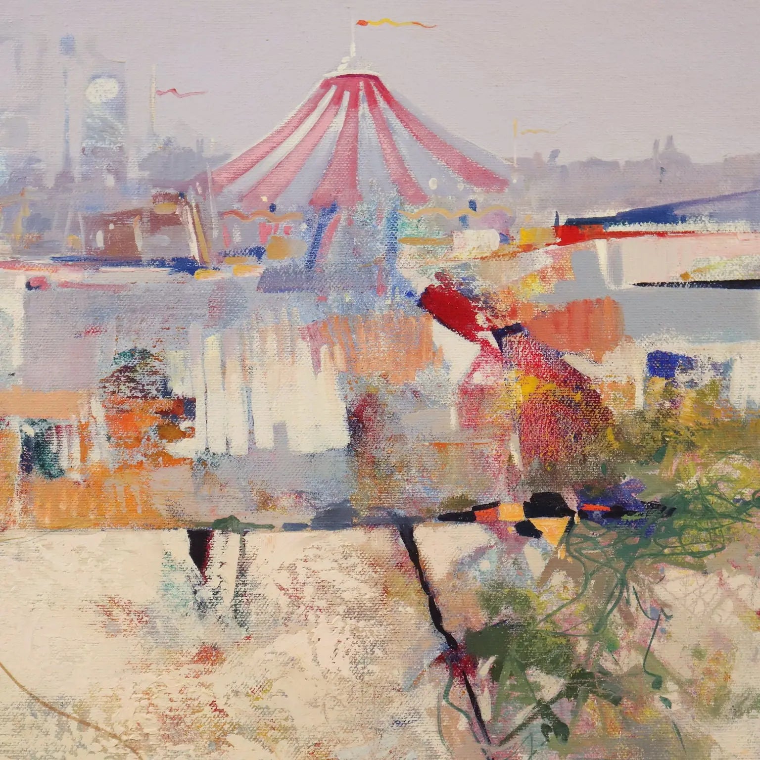 Contemporary Artwork Temistocle Scola Oil on Canvas XX Century
