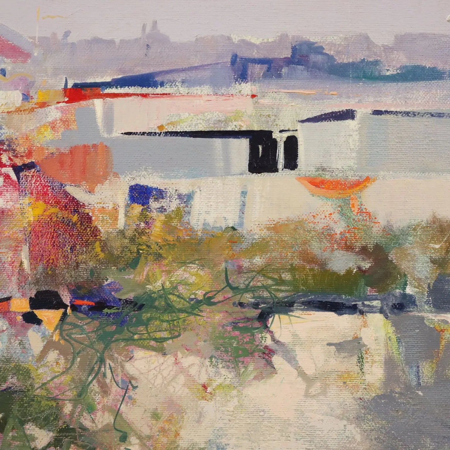 Contemporary Artwork Temistocle Scola Oil on Canvas XX Century