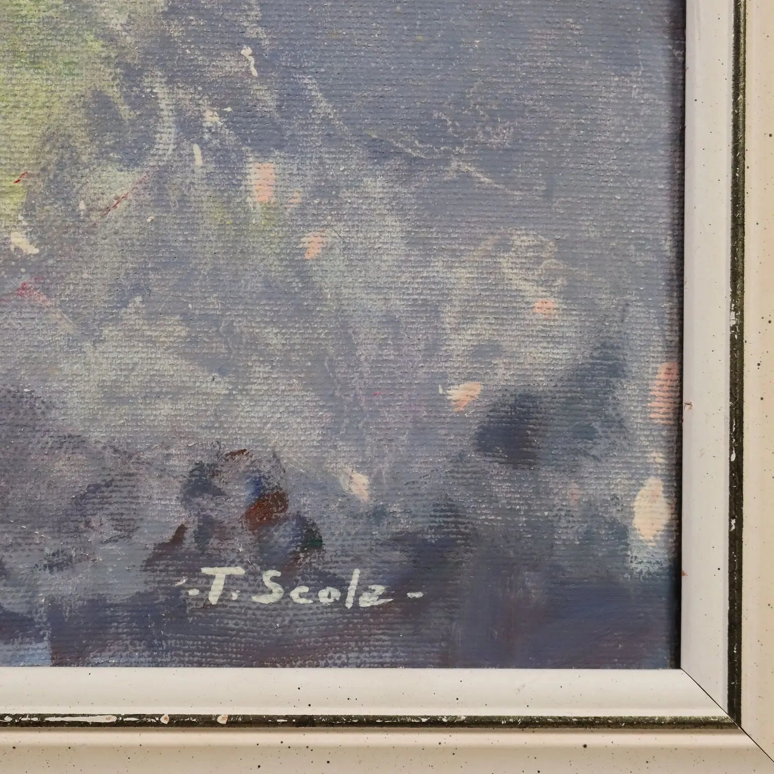 Contemporary Artwork Temistocle Scola Oil on Canvas XX Century