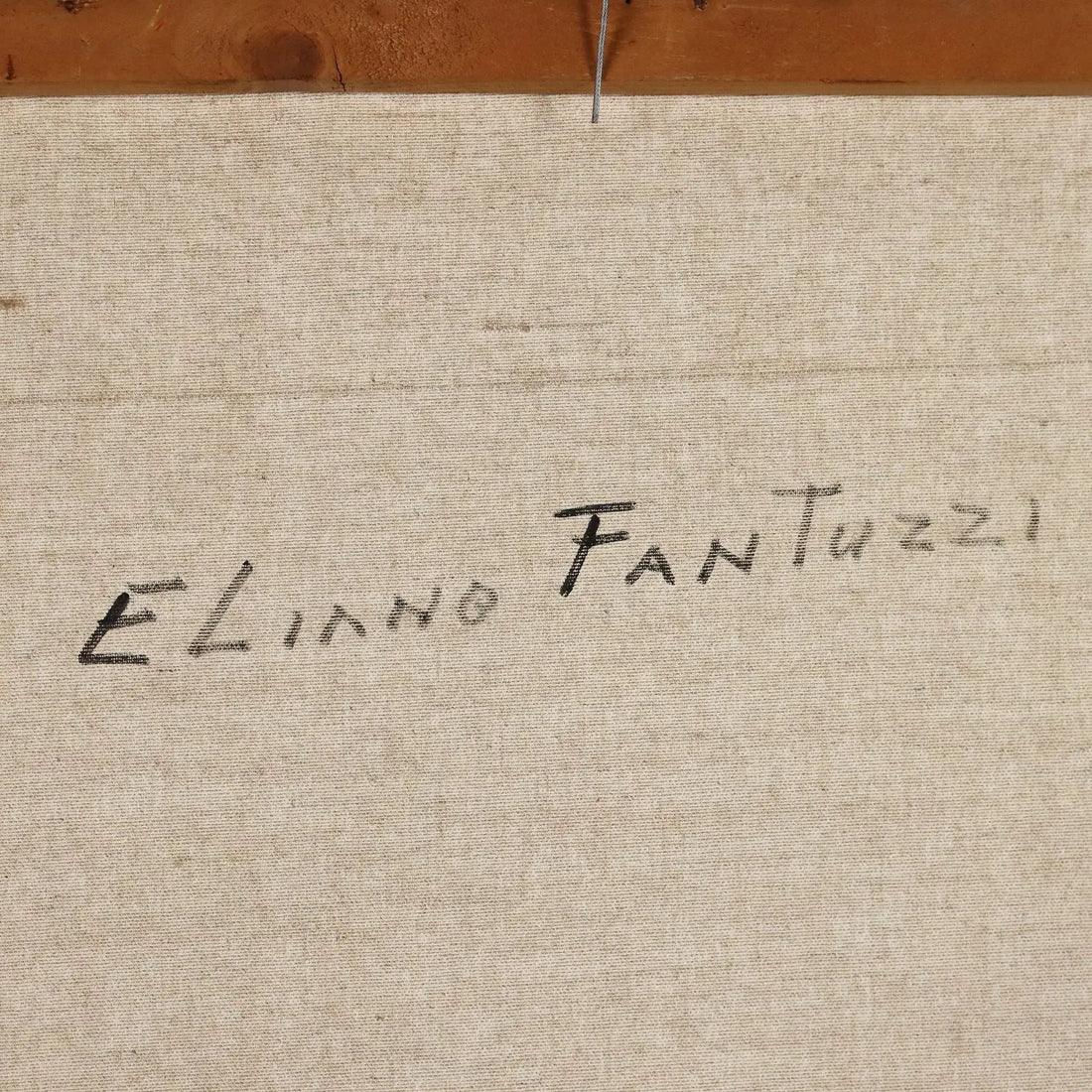 Contemporary Painting Signed Eliano Fantuzzi Landscape XX Century