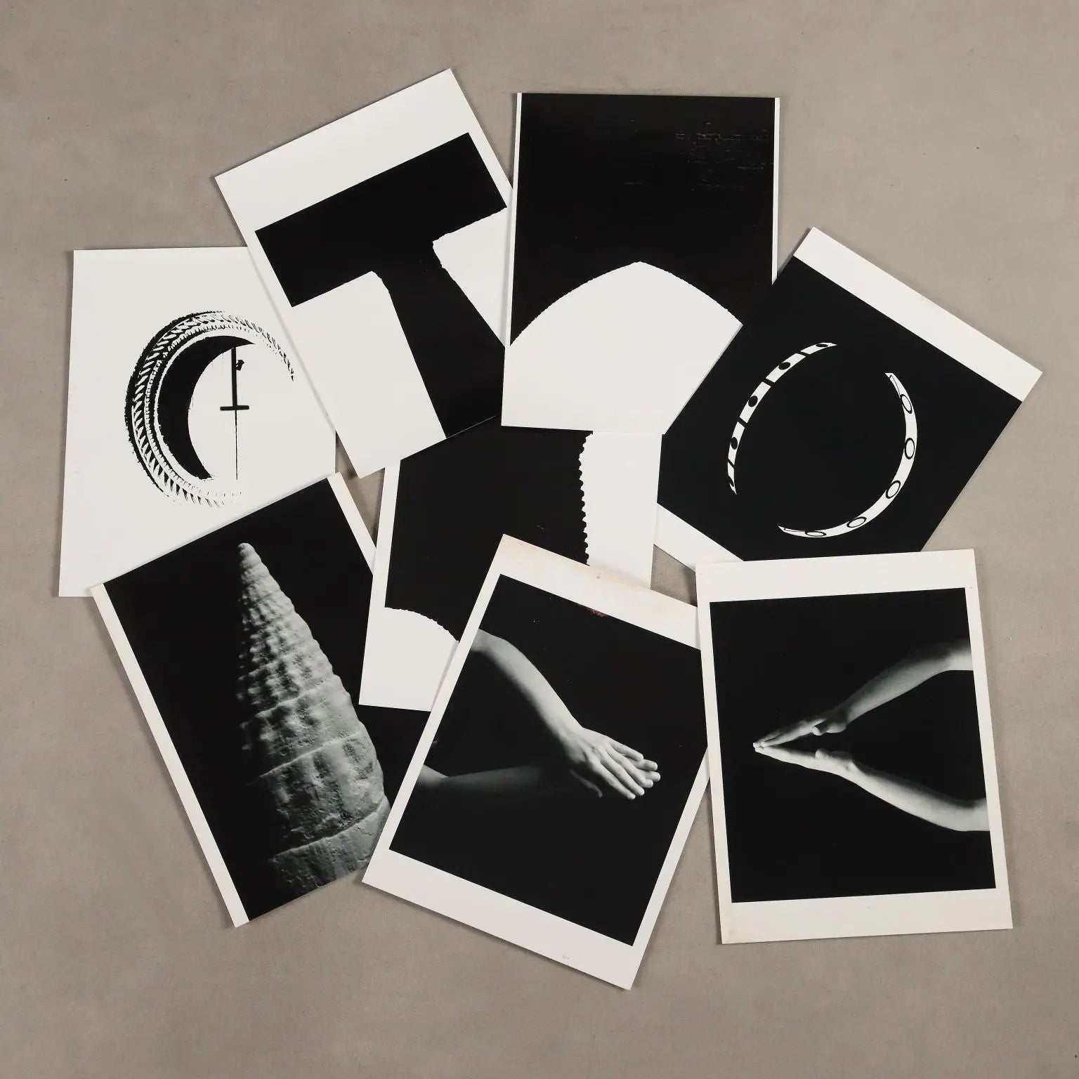 Group Eight Photographs by Nicoletta Giordano Black and White Italy