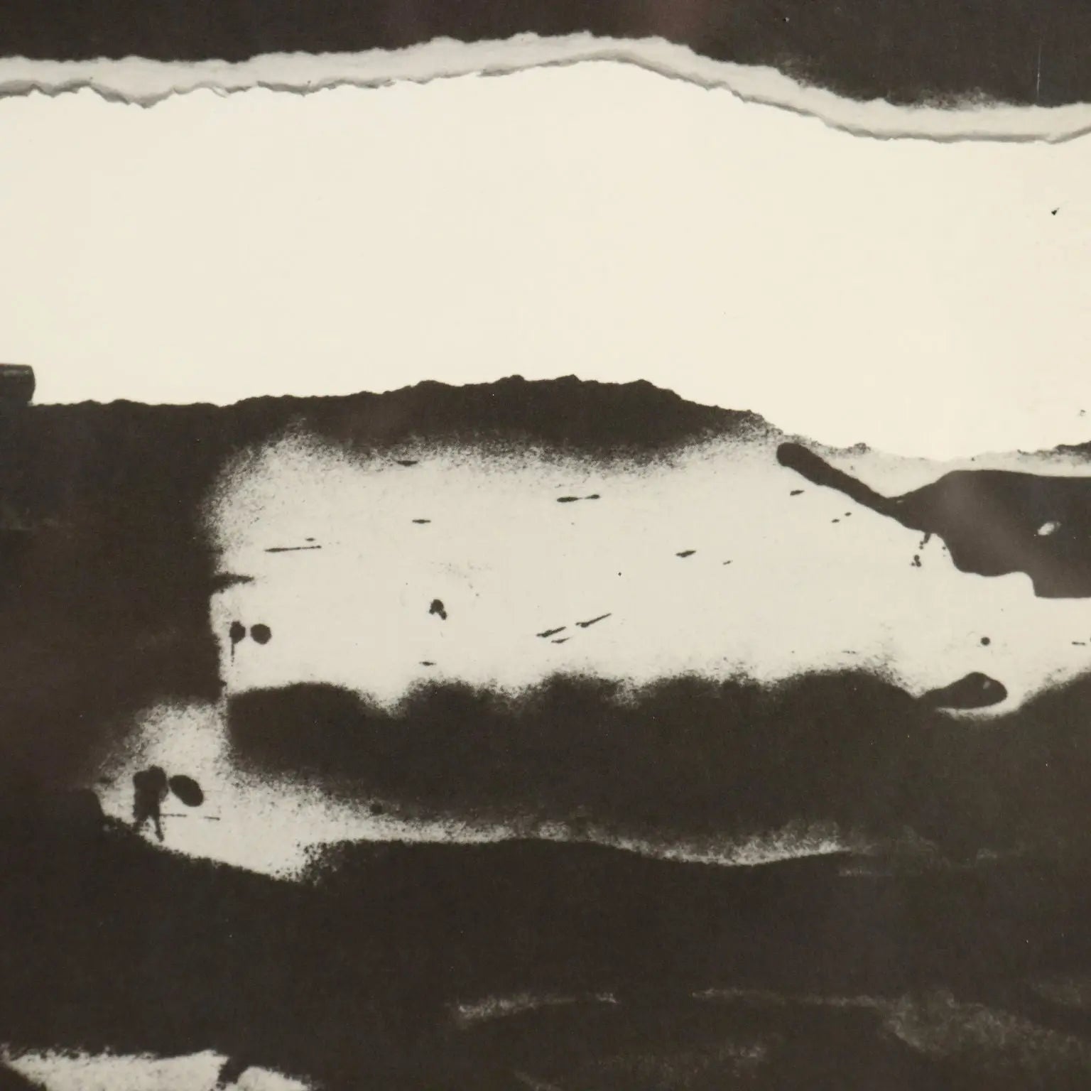 Contemporary Litograph Signed Jannis Kounellis Trains 2002