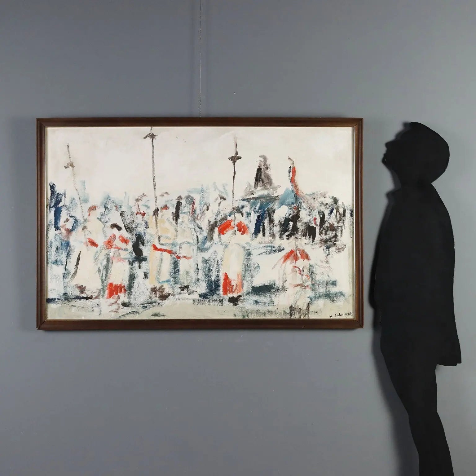Contemporary Painting Fernando Wamprechts Procession I, 1982