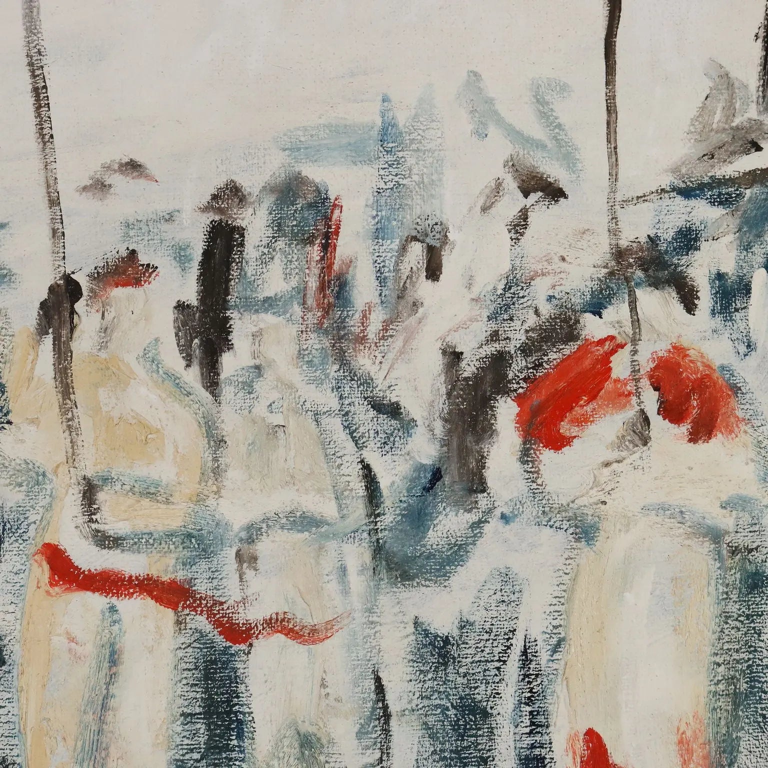 Contemporary Painting Fernando Wamprechts Procession I, 1982