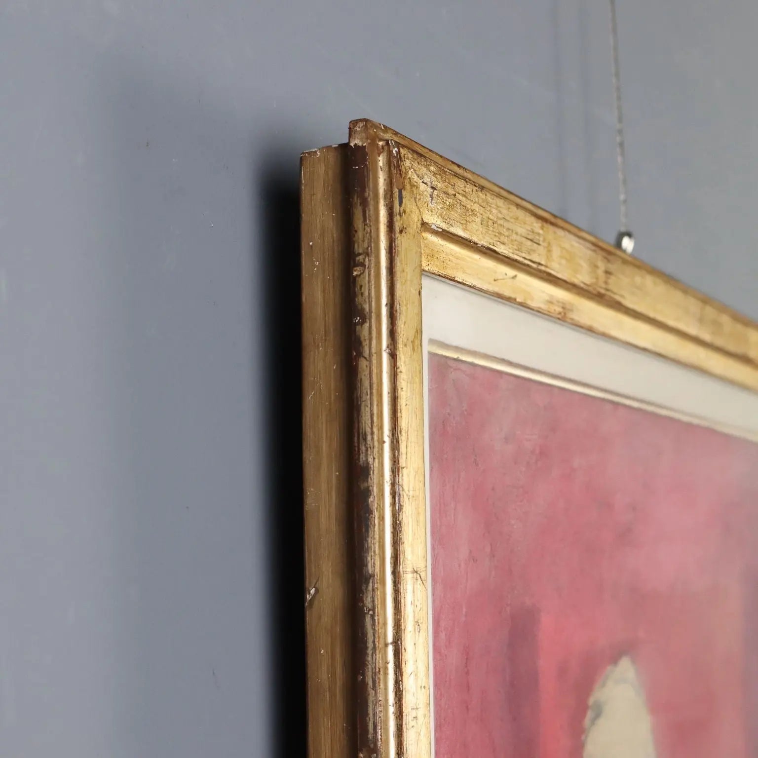 Contemporary Painting Signed Attilio Rossi Oil on Canvas 1987