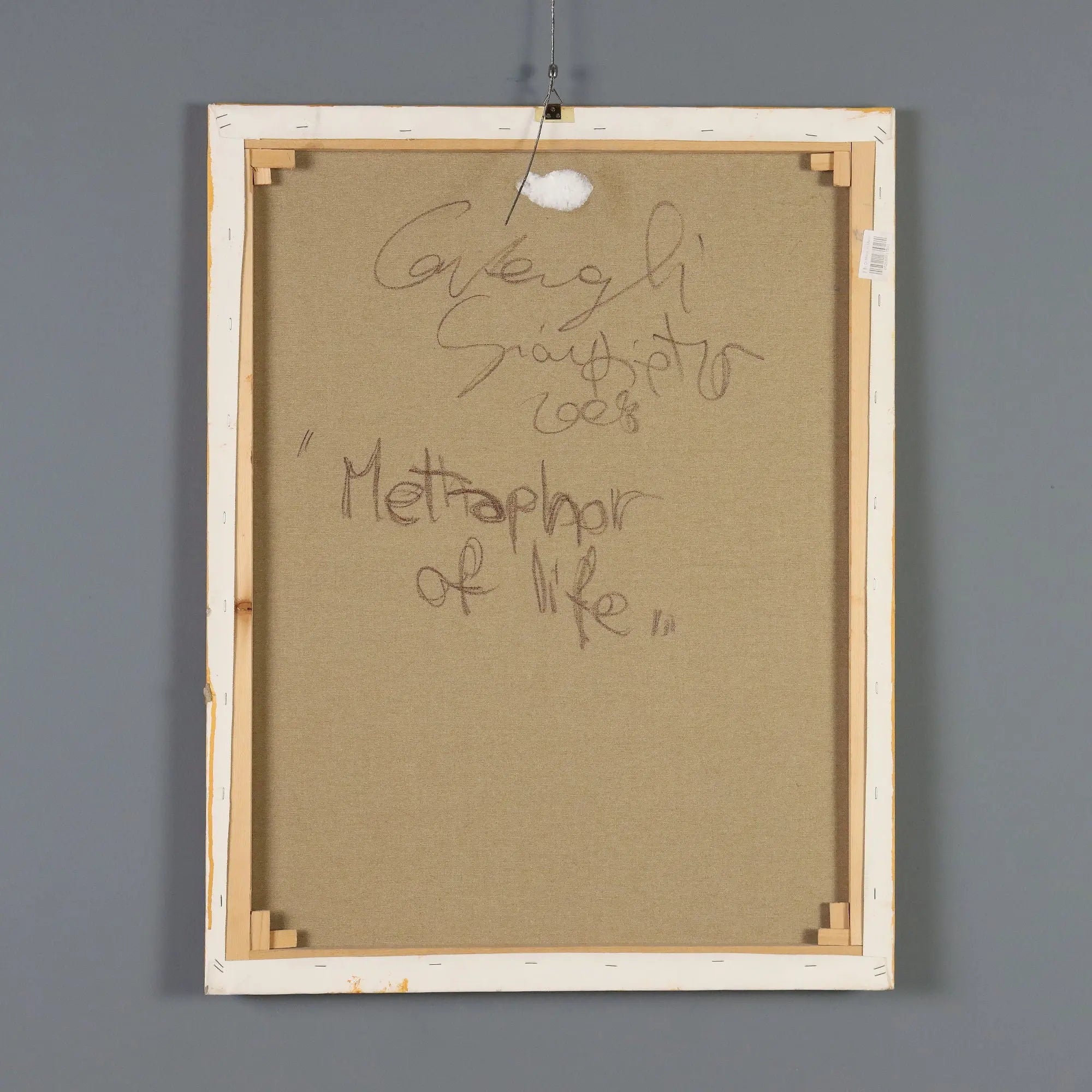 Modern Painting Signed Gianpietro Cavenaghi Metaphor of Life 2008