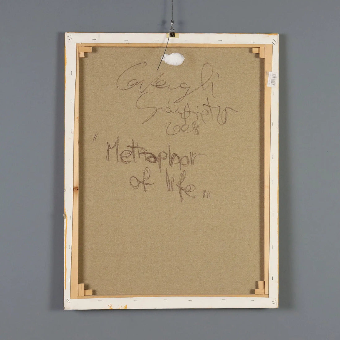 Modern Painting Signed Gianpietro Cavenaghi Metaphor of Life 2008