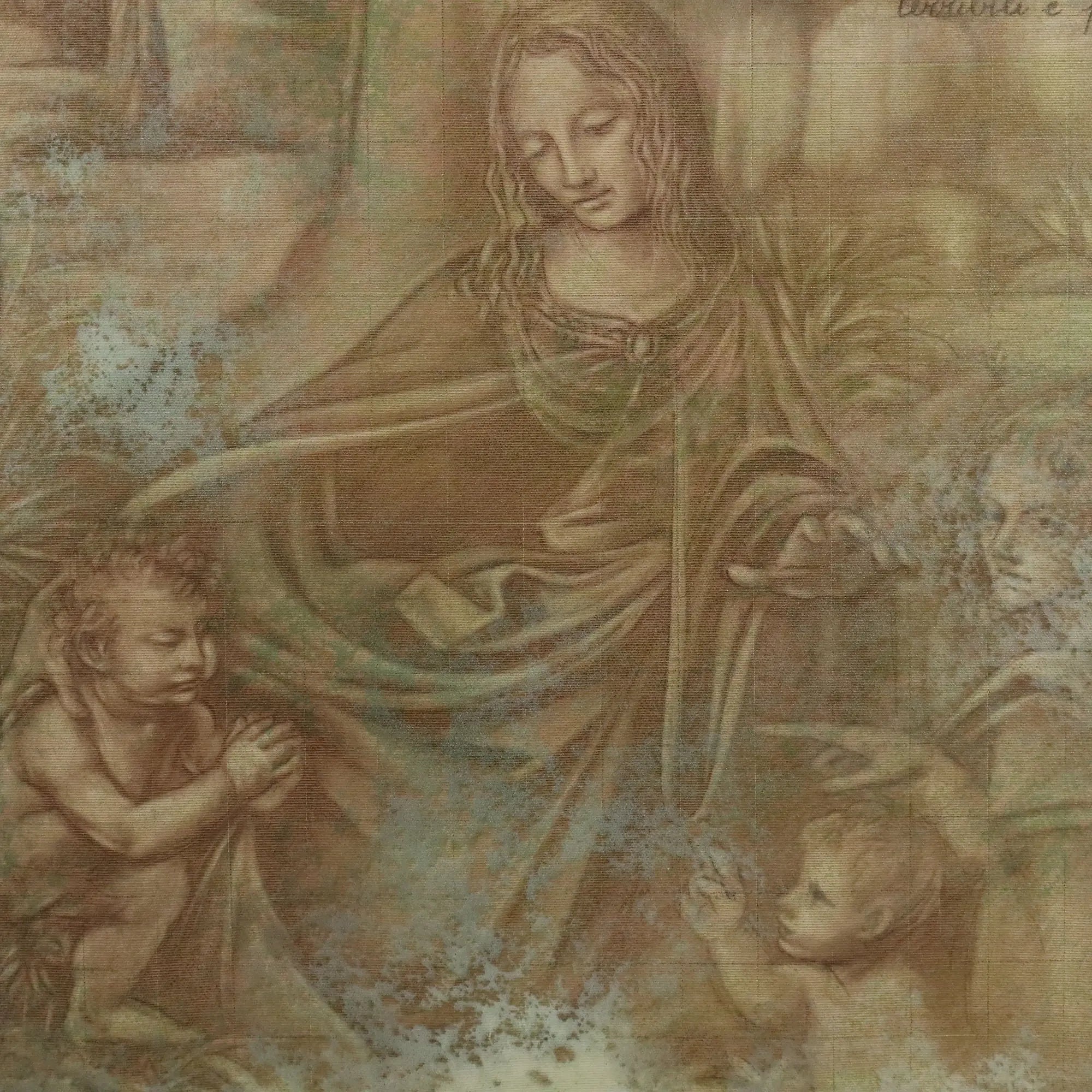 Modern Painting Signed Nevio Bedeschi Relations For a Hypothesis 1987