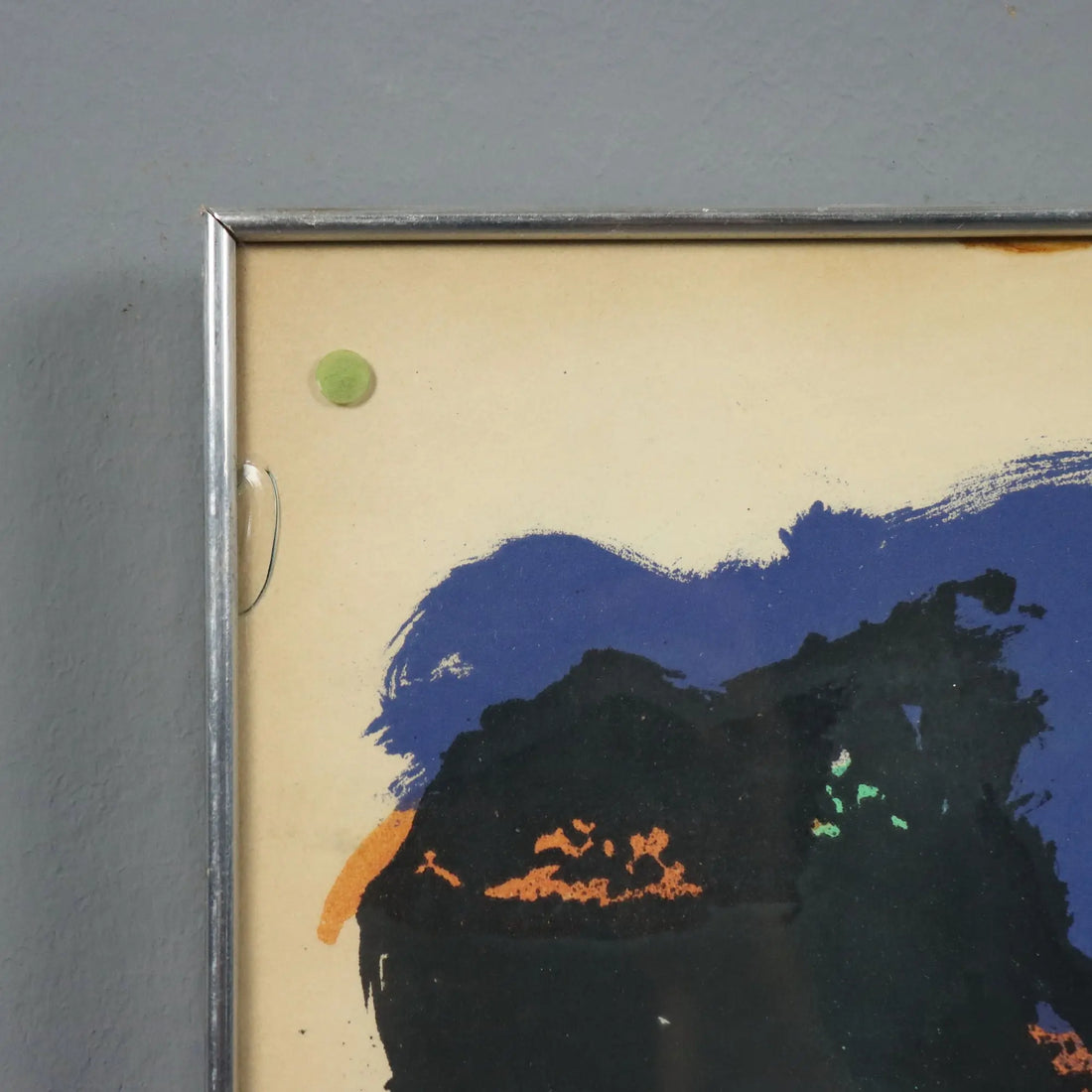 Contemporary Litograph Signed Karel Appel Les Anges Noirs '900