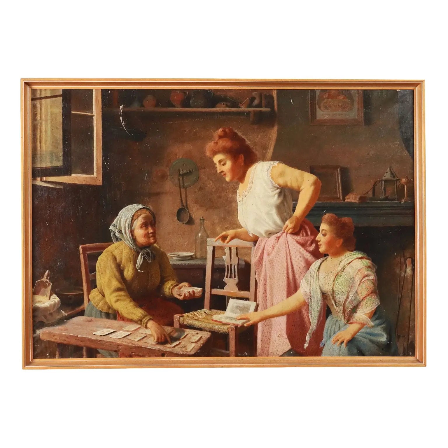 Interior Scene Attr. to G. Bellei Oil on Canvas XIX Century - Interior scene | Art | 20th Century