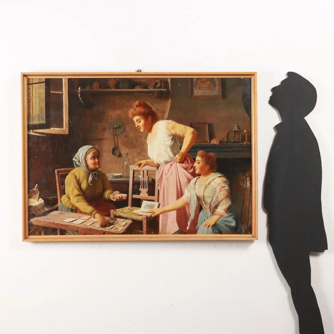Interior Scene Attr. to G. Bellei Oil on Canvas XIX Century - Interior scene | Art | 20th Century