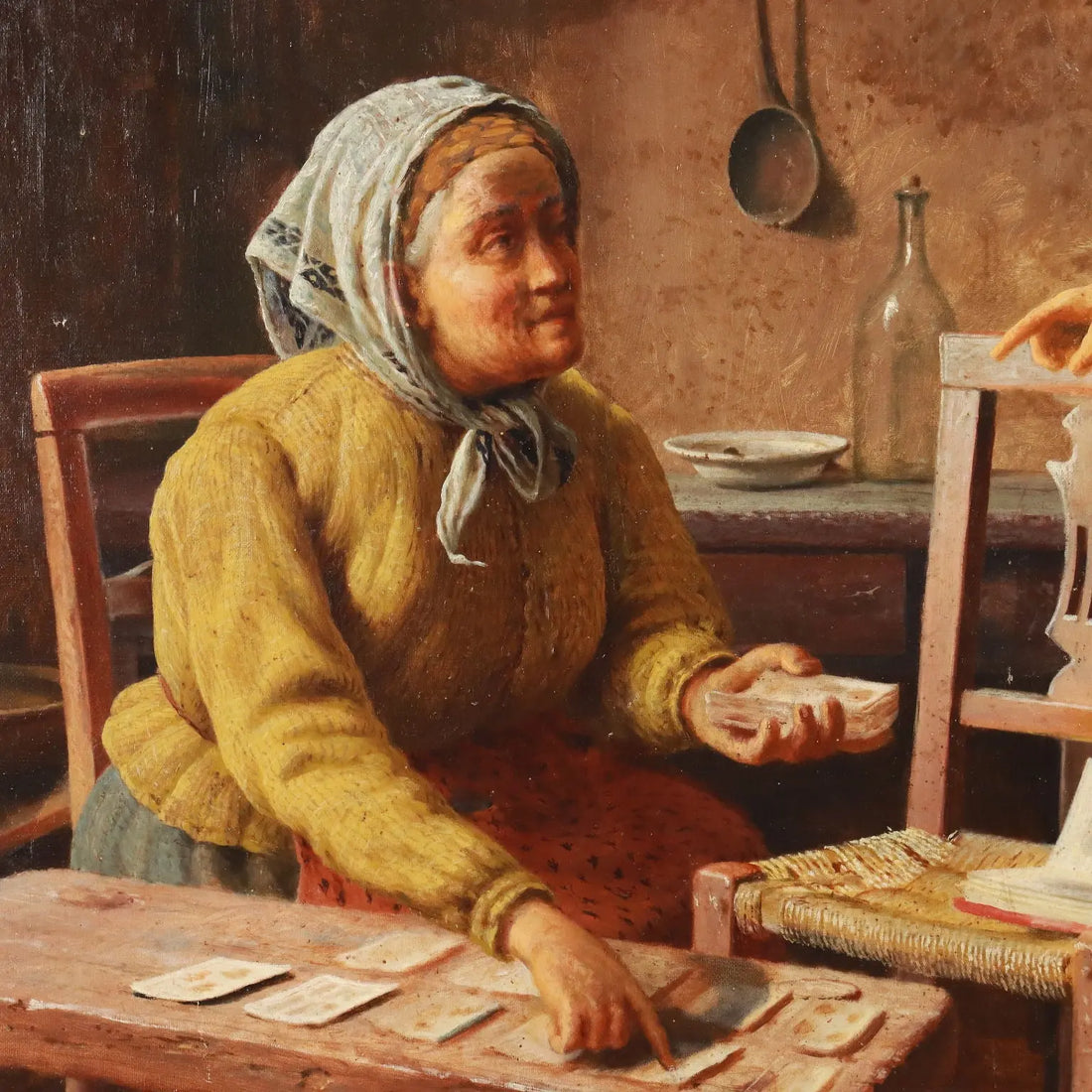 Interior Scene Attr. to G. Bellei Oil on Canvas XIX Century - Interior scene | Art | 20th Century