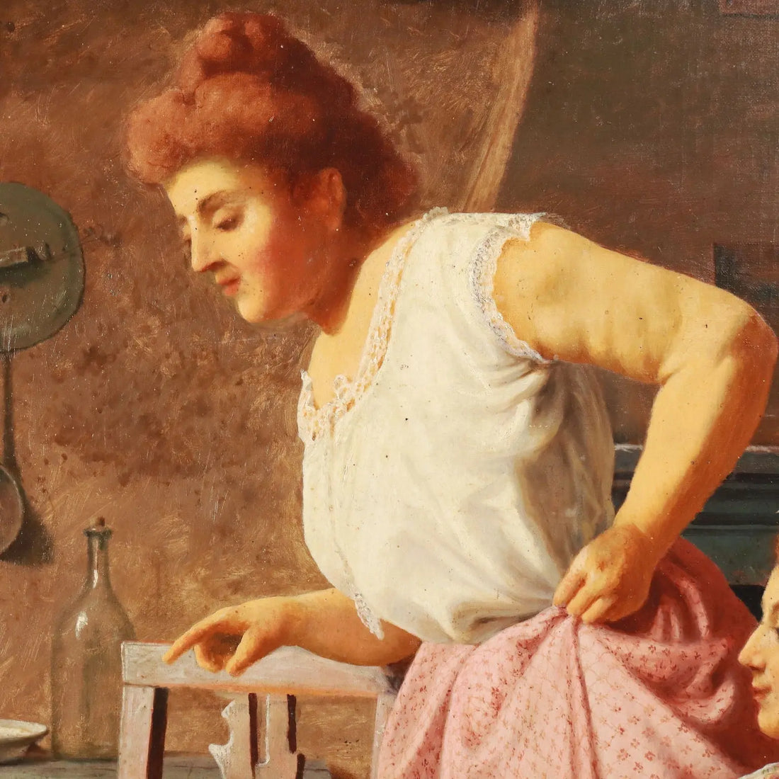 Interior Scene Attr. to G. Bellei Oil on Canvas XIX Century - Interior scene | Art | 20th Century