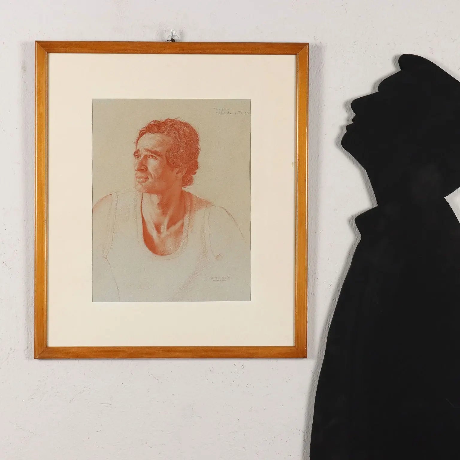 Modern Drawing C. Bravo Camus Chiquito Futbolista de Tanger 1982