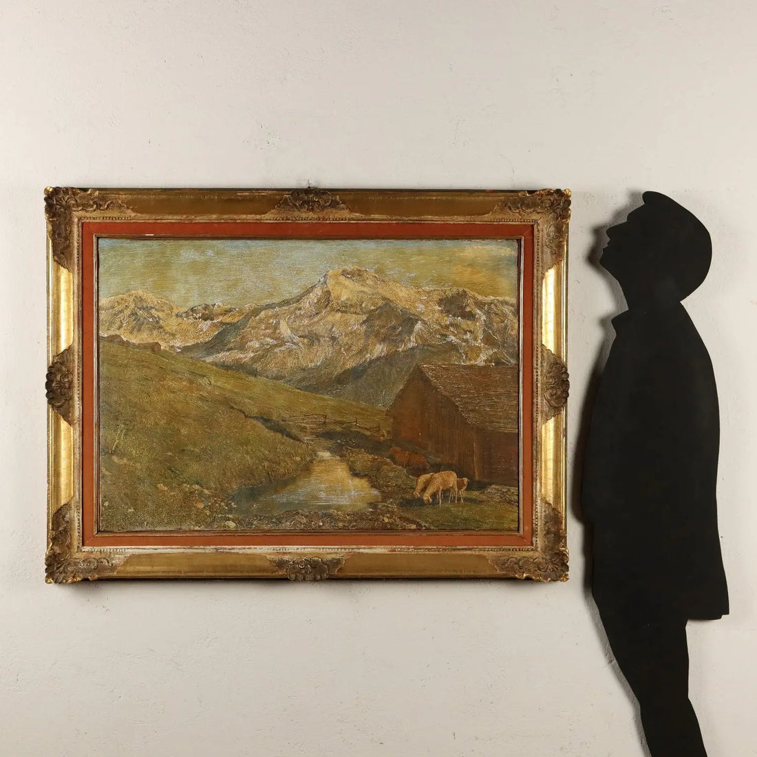 Modern Painting Signed G. Federici Mountain Landscape Oil on Canvas - Mountain Landscape | Art | 20th Century