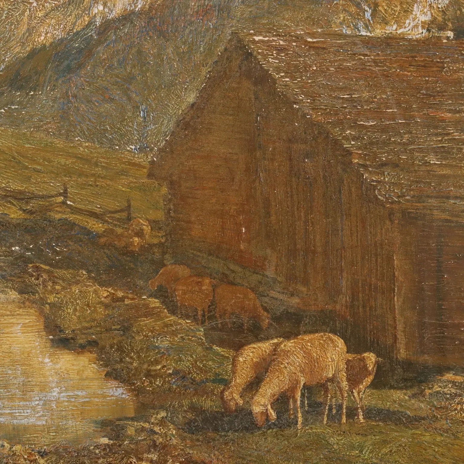 Modern Painting Signed G. Federici Mountain Landscape Oil on Canvas - Mountain Landscape | Art | 20th Century