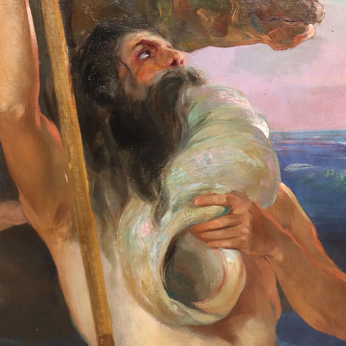 Modern Painting Signed Luigi Brignoli Oil on Canvas 1935 - The Birth of Venus, 1935 | Art | 20th Century