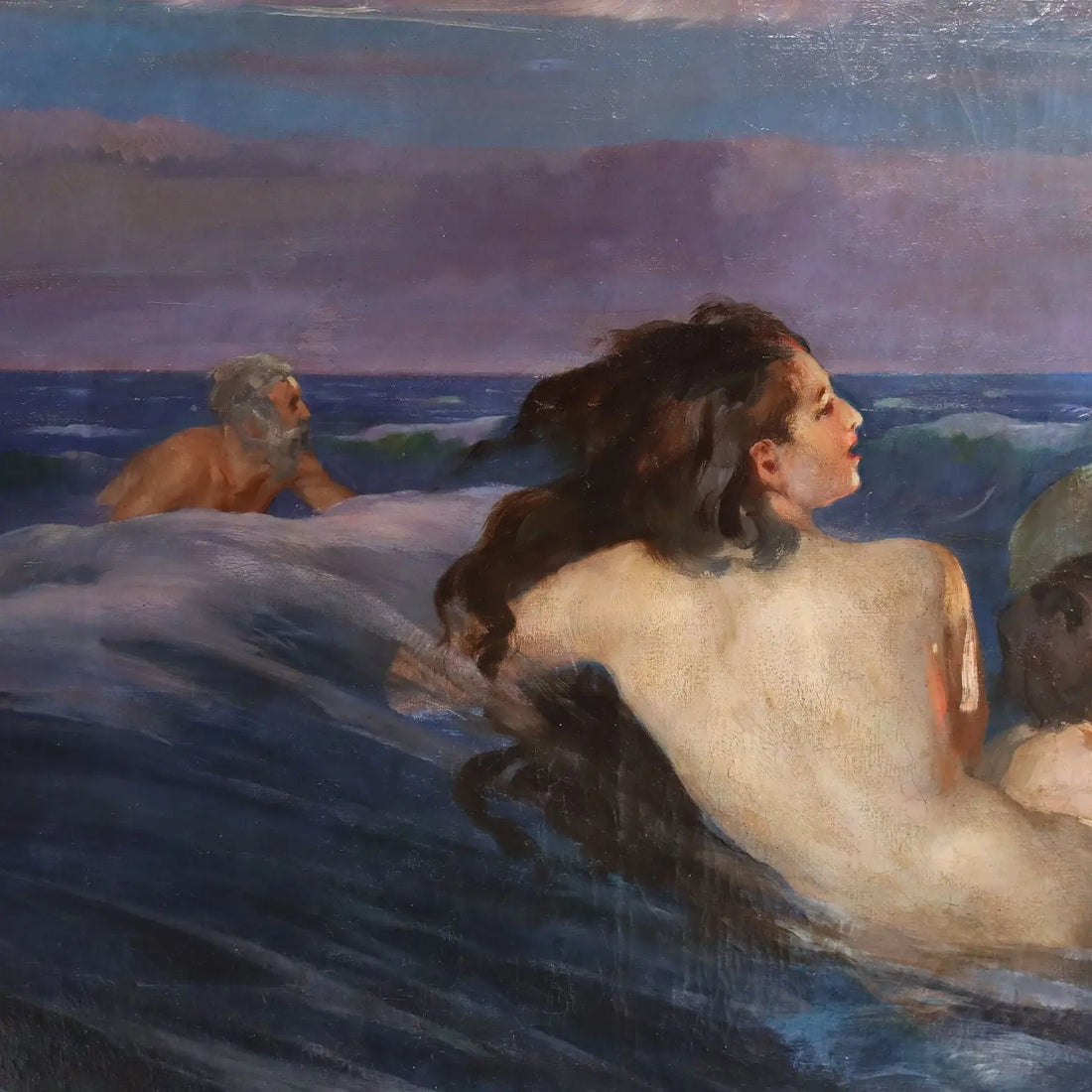 Modern Painting Signed Luigi Brignoli Oil on Canvas 1935 - The Birth of Venus, 1935 | Art | 20th Century