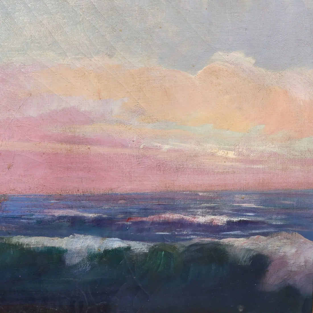 Modern Painting Signed Luigi Brignoli Oil on Canvas 1935 - The Birth of Venus, 1935 | Art | 20th Century