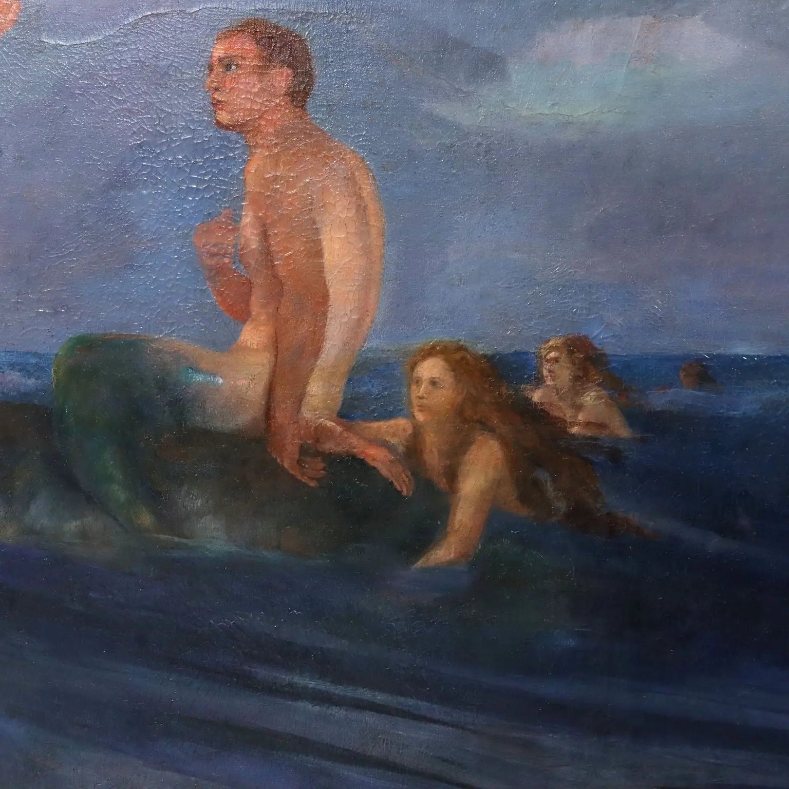 Modern Painting Signed Luigi Brignoli Oil on Canvas 1935 - The Birth of Venus, 1935 | Art | 20th Century