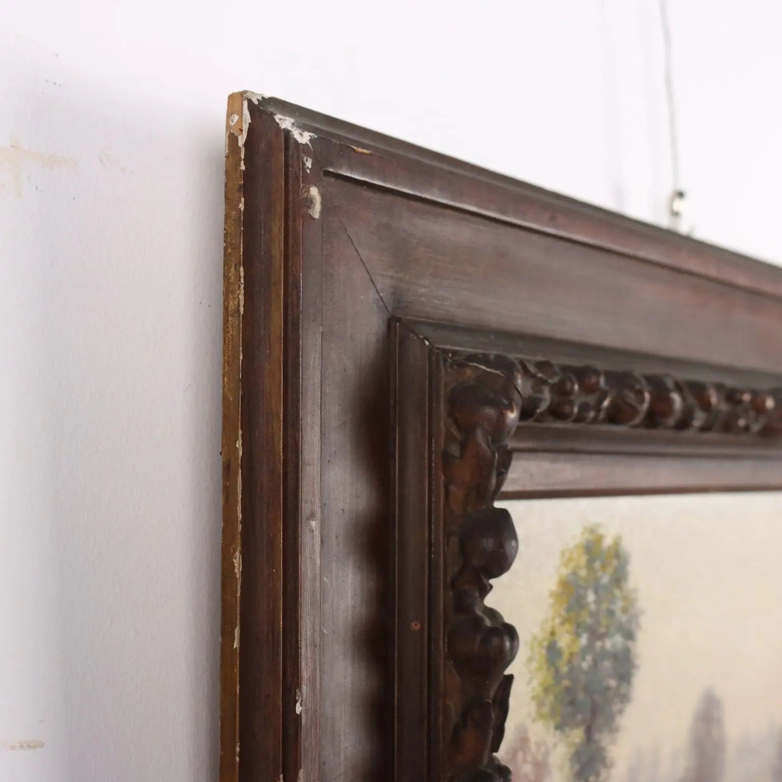 Antique Painting Signed R.lo Pellegrini Oil on Hardboard XX Century | Art | 20th Century