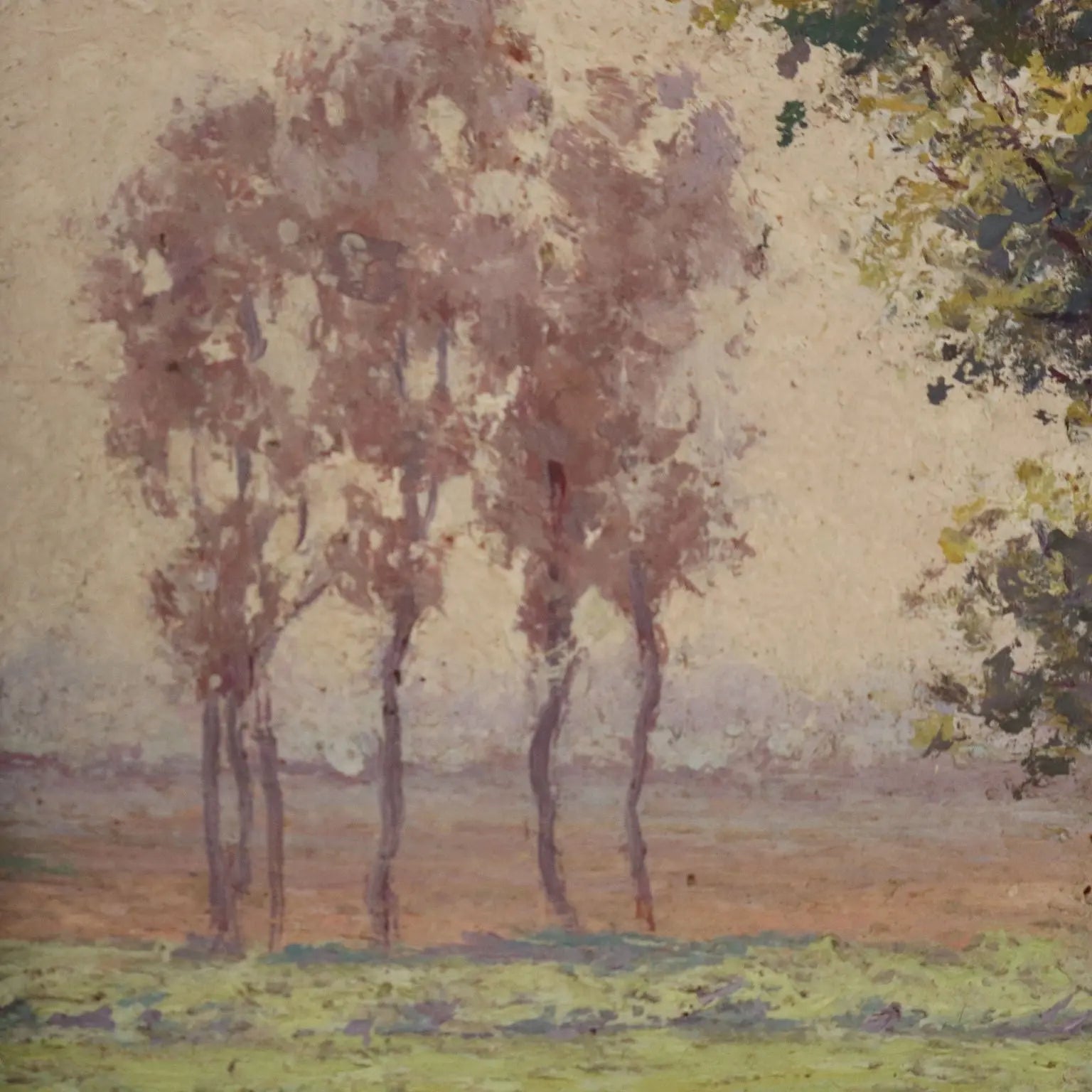Antique Painting Signed R.lo Pellegrini Oil on Hardboard XX Century | Art | 20th Century
