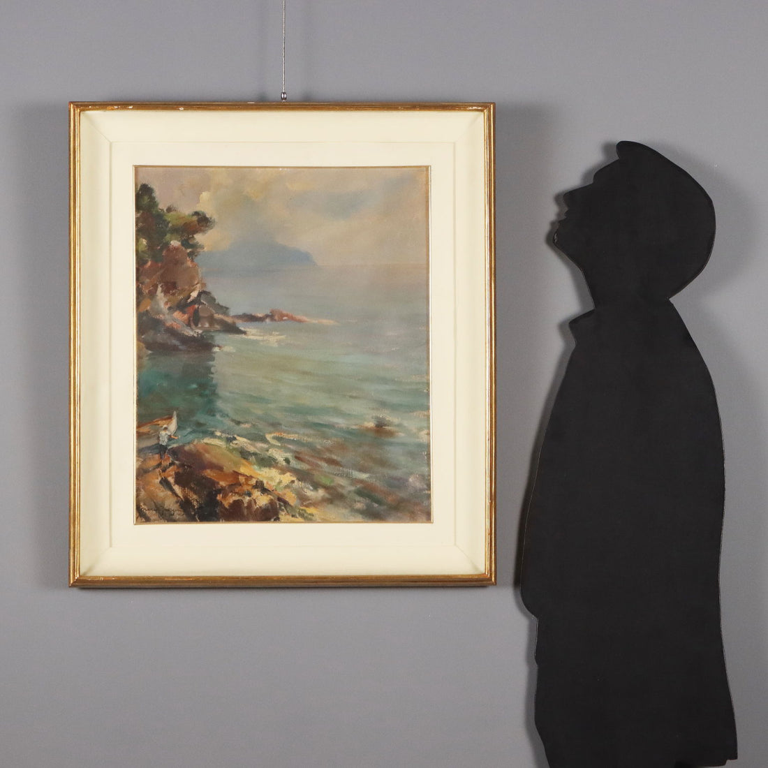 Sant'Ilario Modern Painting Signed Mario Guerzoni 1945 - Sant'Ilario 1945 | Art  20th Century