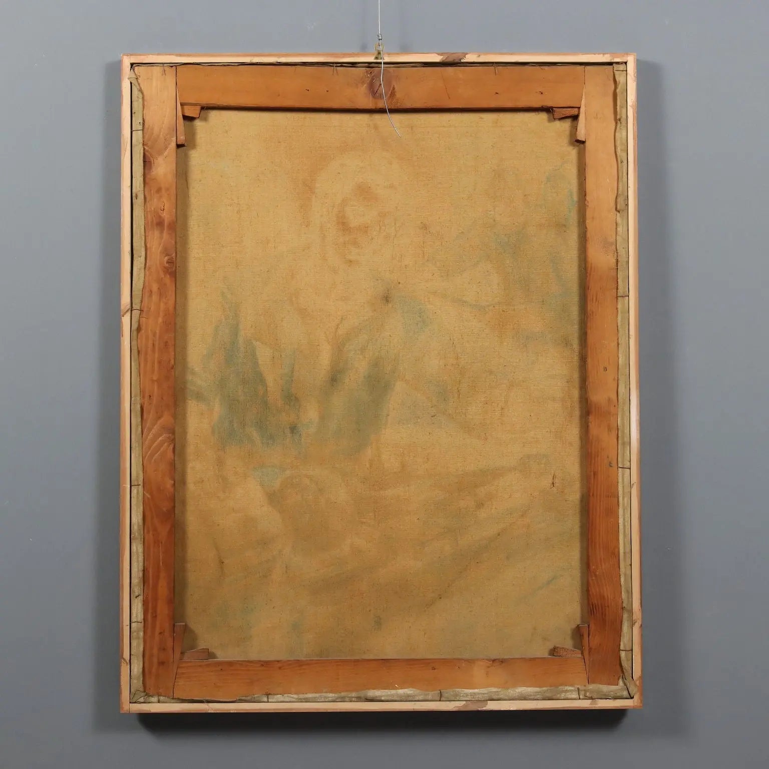 Modern Painting Signed Mario Venzo Oil on Canvas Italy 1950 - Christ the Worker ca. 1950 | Art | 20th Century