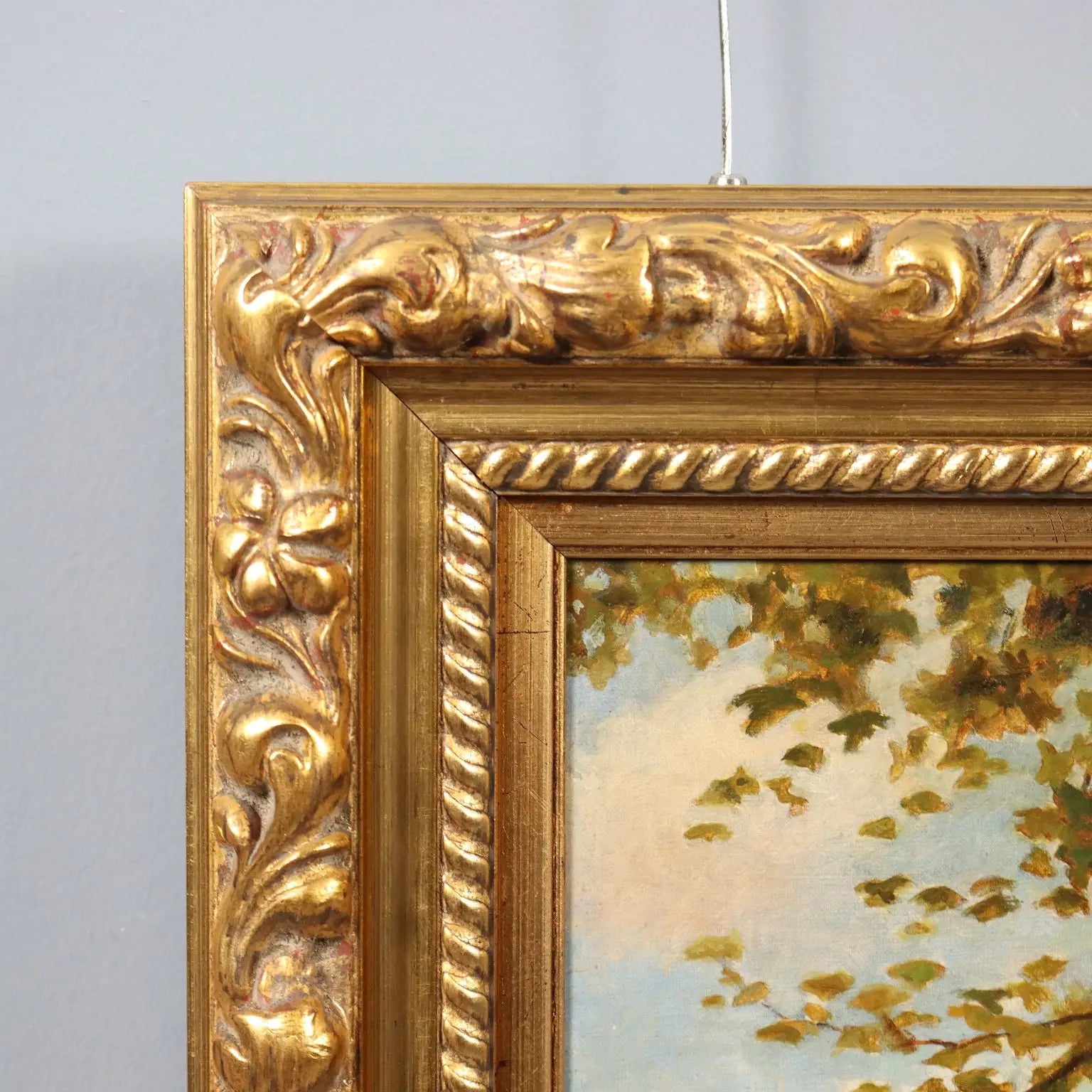 Antique Painting Copy from Benjamin Vautier Oil on Canvas XIX Century - The Involuntary Confession | Art | 20th Century
