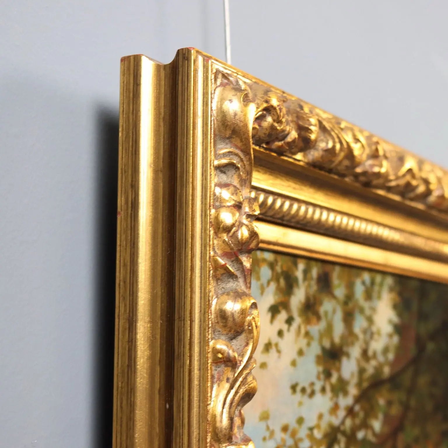 Antique Painting Copy from Benjamin Vautier Oil on Canvas XIX Century - The Involuntary Confession | Art | 20th Century