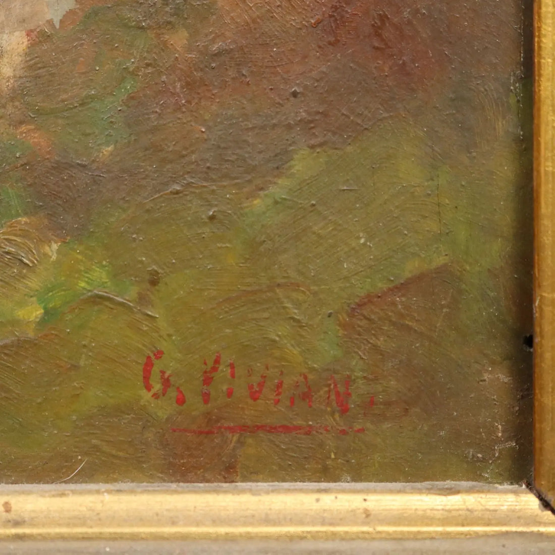 Modern Painting Signed Giuseppe Viviani Santa Margherita Molina '900 - Saint Margaret Molina | Art | 20th Century