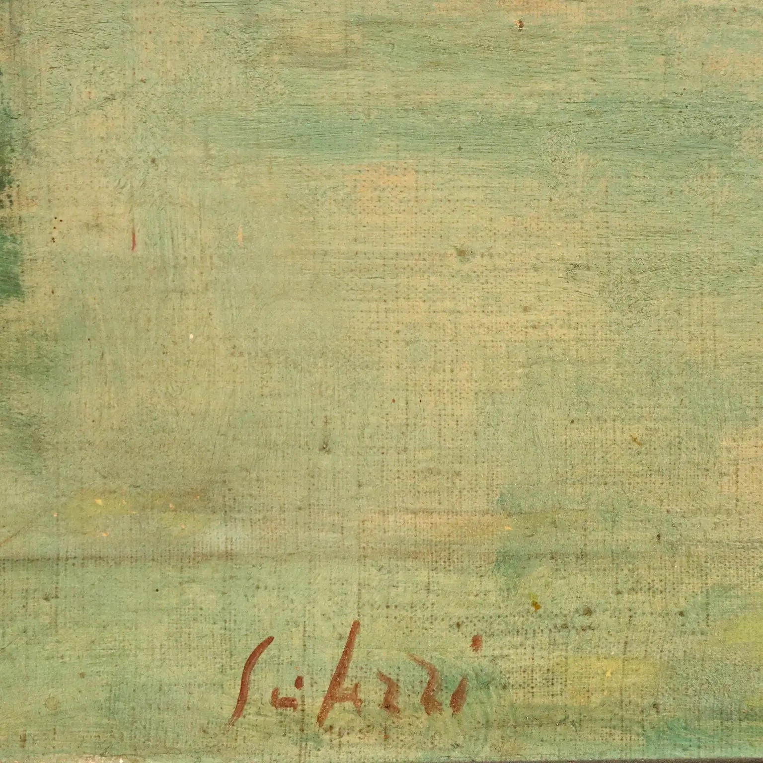 Modern Painting Signed Fioravante Seibezzi Padua the Bacchiglione 1942 - Padova, il Bacchiglione, 1942 | Art | 20th Century