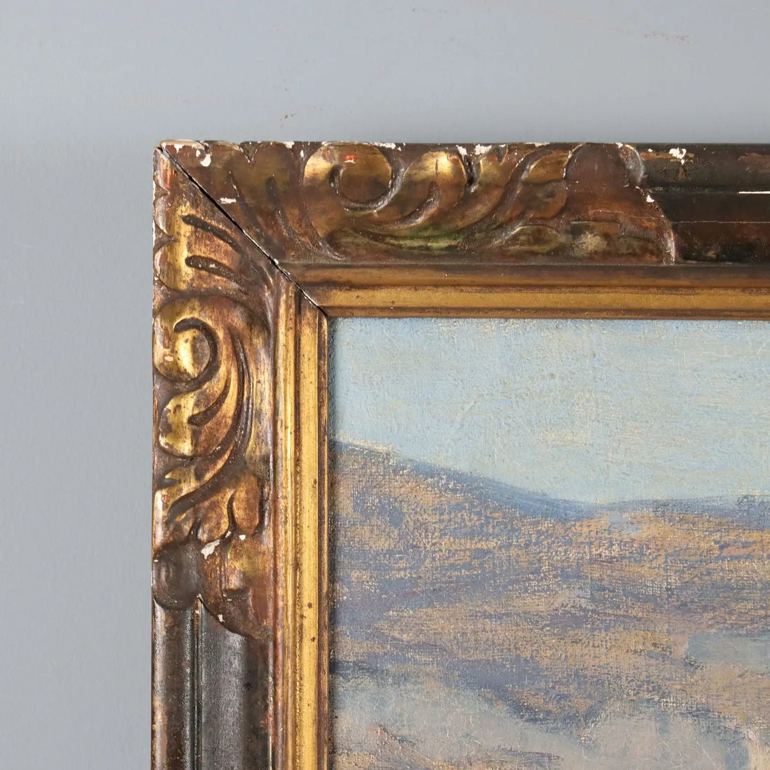Antique Painting Signed Clovis Terraire Ploughing in Bugey '900 - Ploughing in Bugey | Art | 20th Century