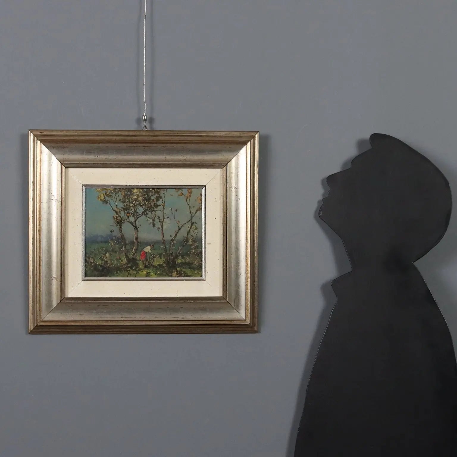 Modern Painting Signed Lorenzo Gignous Peasant at Work '900 - Peasant at Work | Art | 20th Century