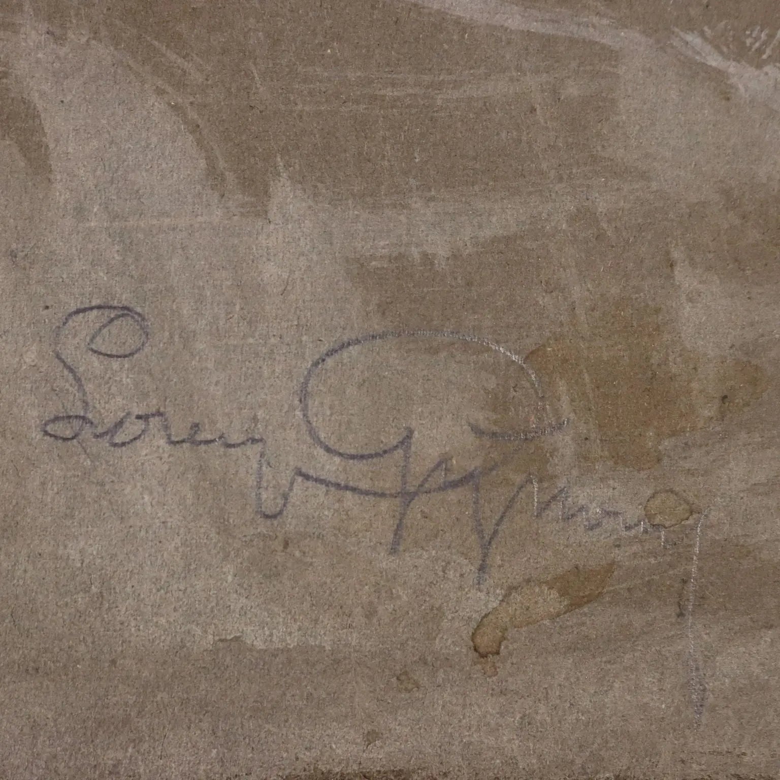 Modern Painting Signed Lorenzo Gignous Peasant at Work '900 - Peasant at Work | Art | 20th Century