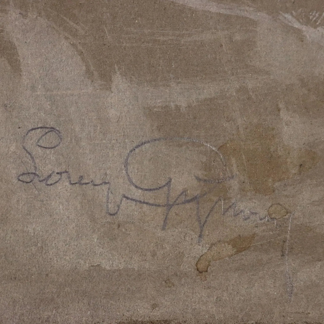 Modern Painting Signed Lorenzo Gignous Peasant at Work '900 - Peasant at Work | Art | 20th Century