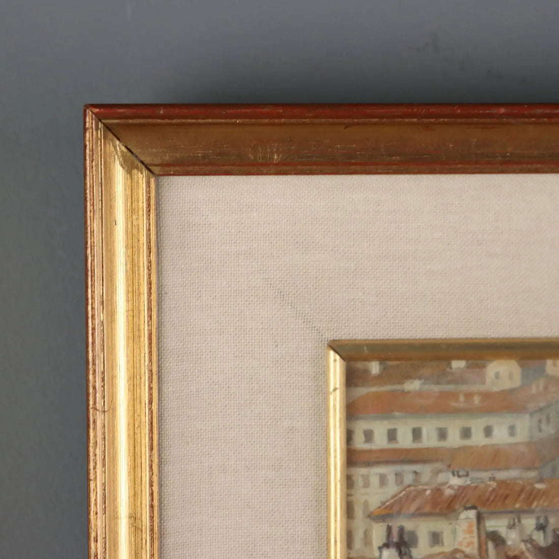 Modern Painting Signed Aldo Bressanuti City View XX Century - City View | Art | 20th Century