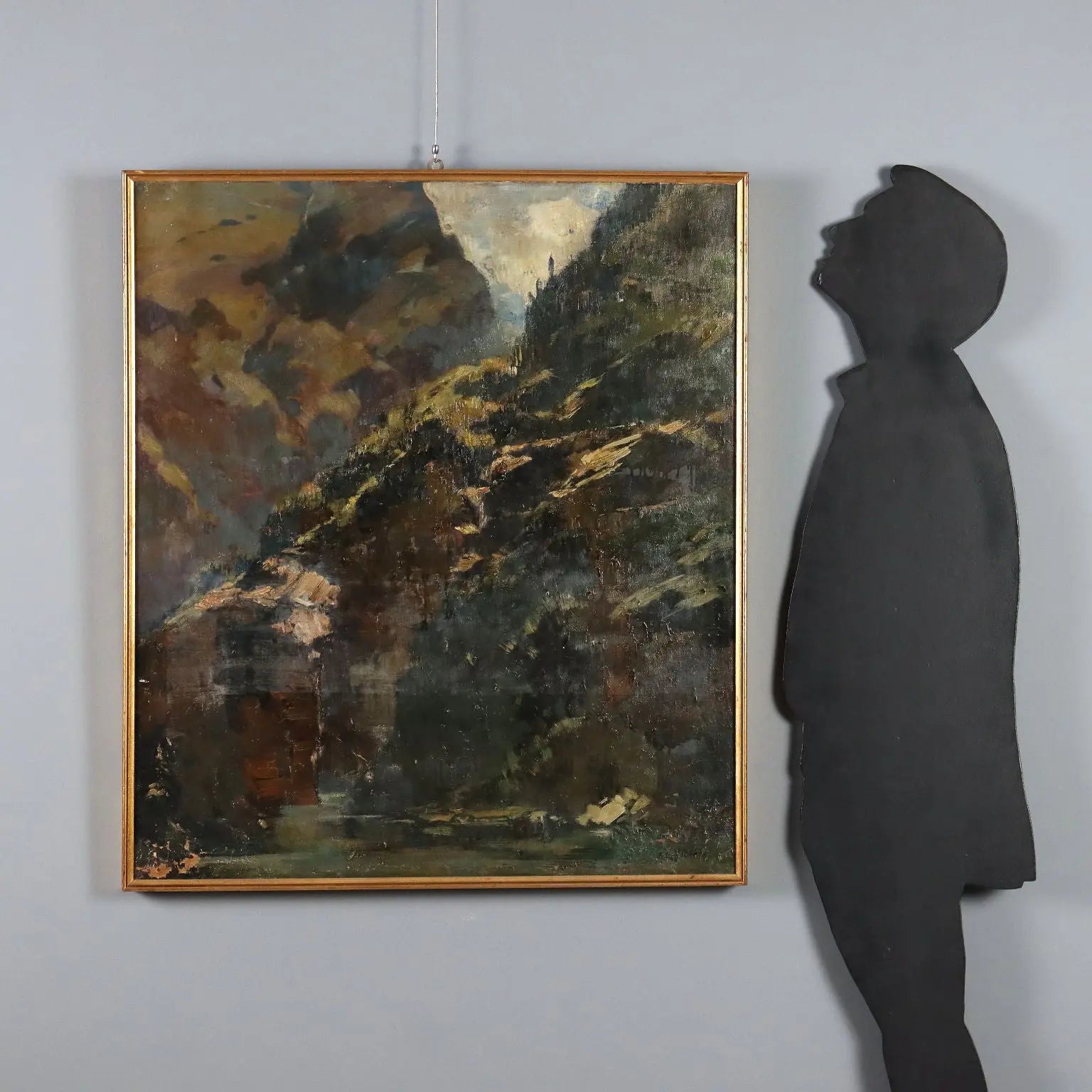 Modern Painting Signed Ludovico Zambeletti Val Vogna XX Century - Val Vogna | Art | 20th Century