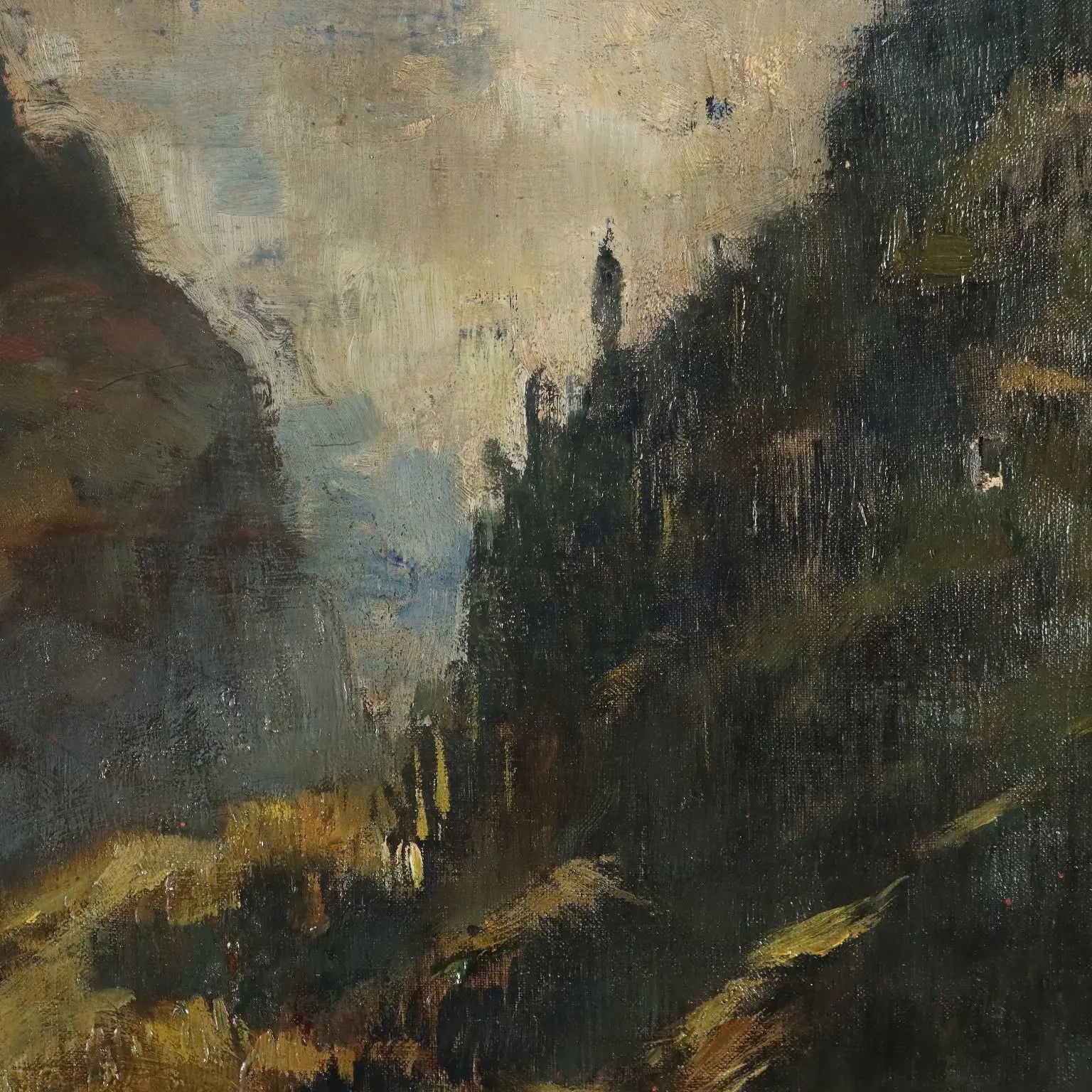Modern Painting Signed Ludovico Zambeletti Val Vogna XX Century - Val Vogna | Art | 20th Century