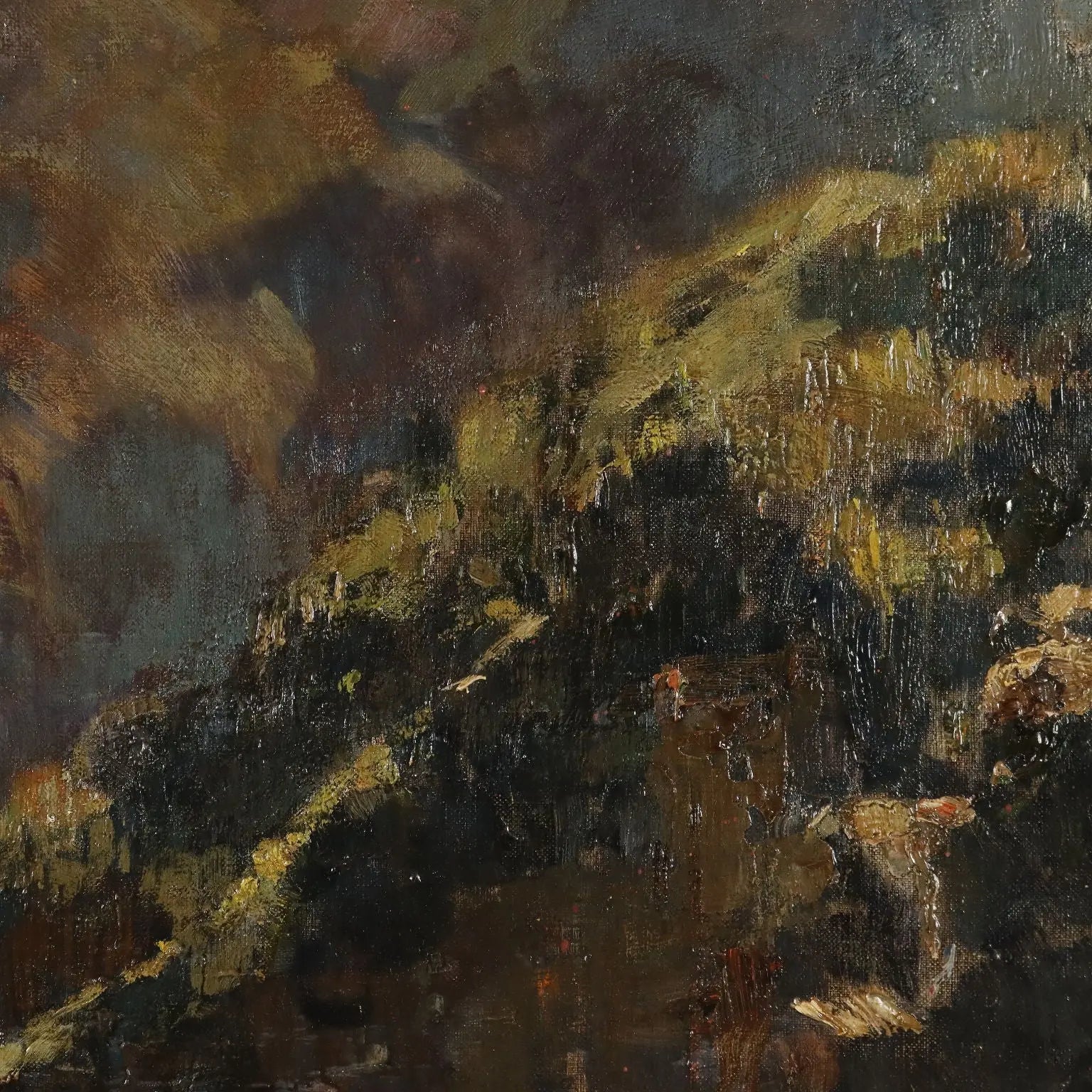 Modern Painting Signed Ludovico Zambeletti Val Vogna XX Century - Val Vogna | Art | 20th Century