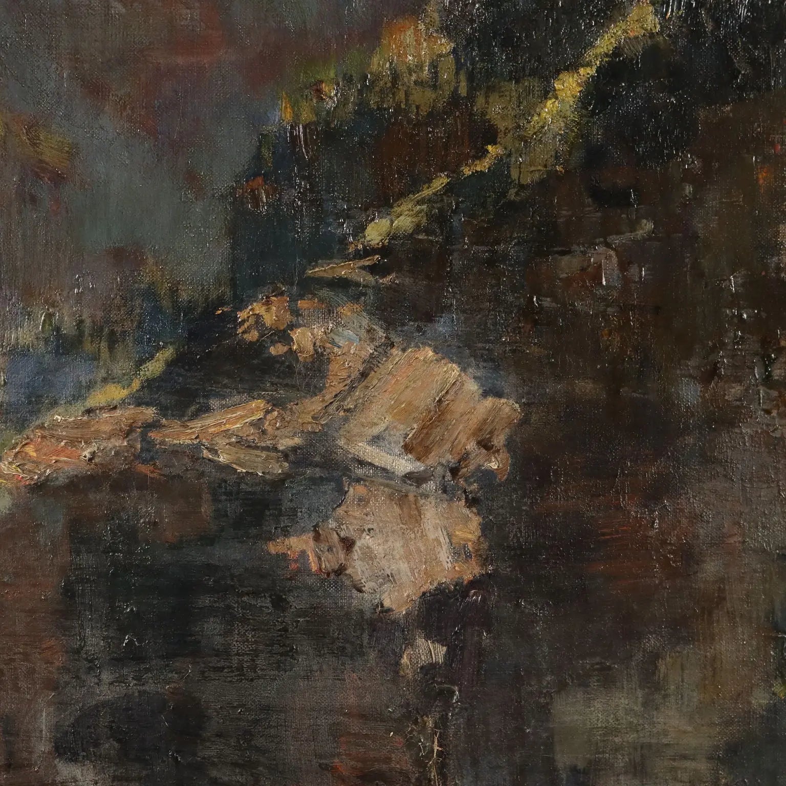 Modern Painting Signed Ludovico Zambeletti Val Vogna XX Century - Val Vogna | Art | 20th Century