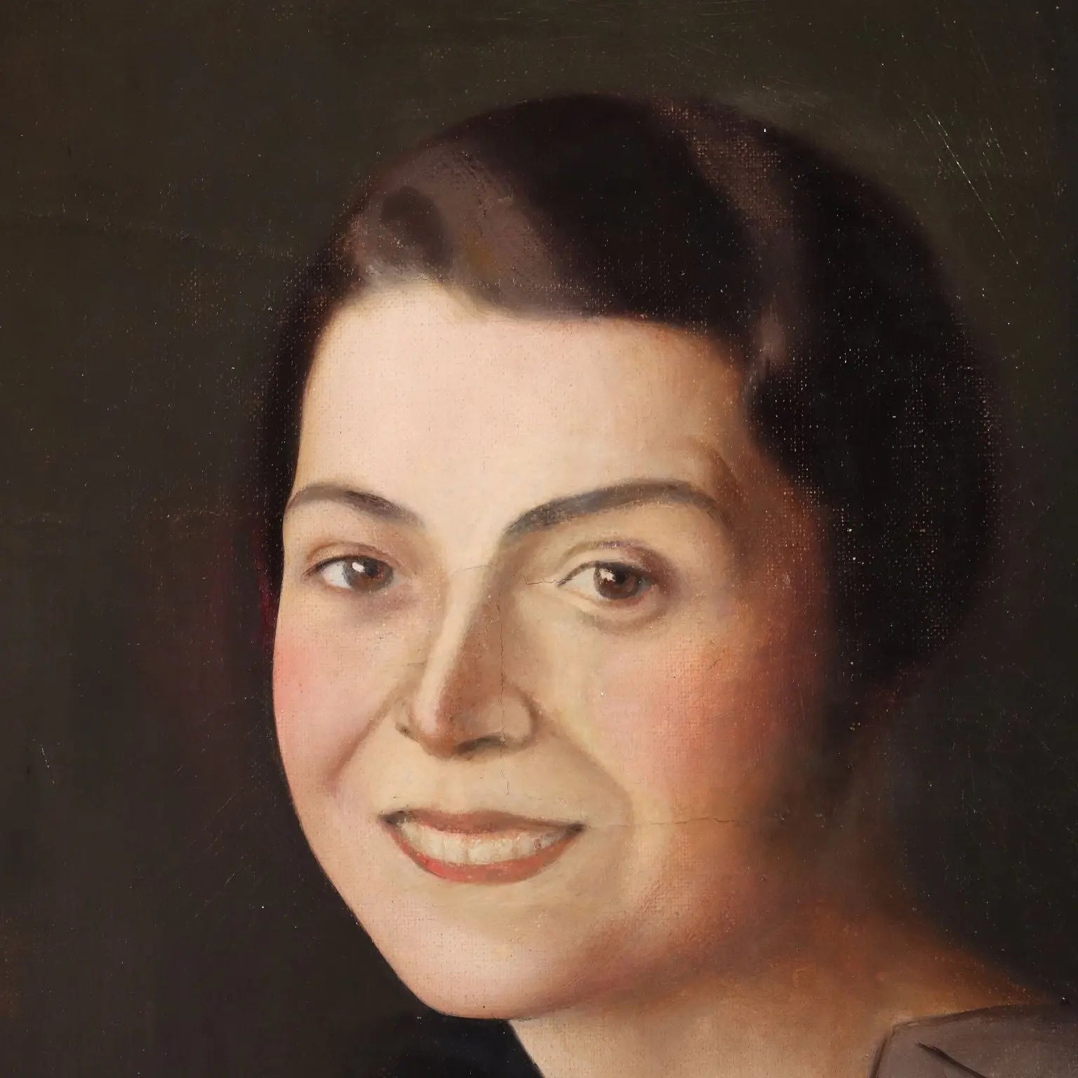 Modern Painting Signed Ugo Celada da Virgilio XX Century - Portrait of a Lady | Art | 20th Century
