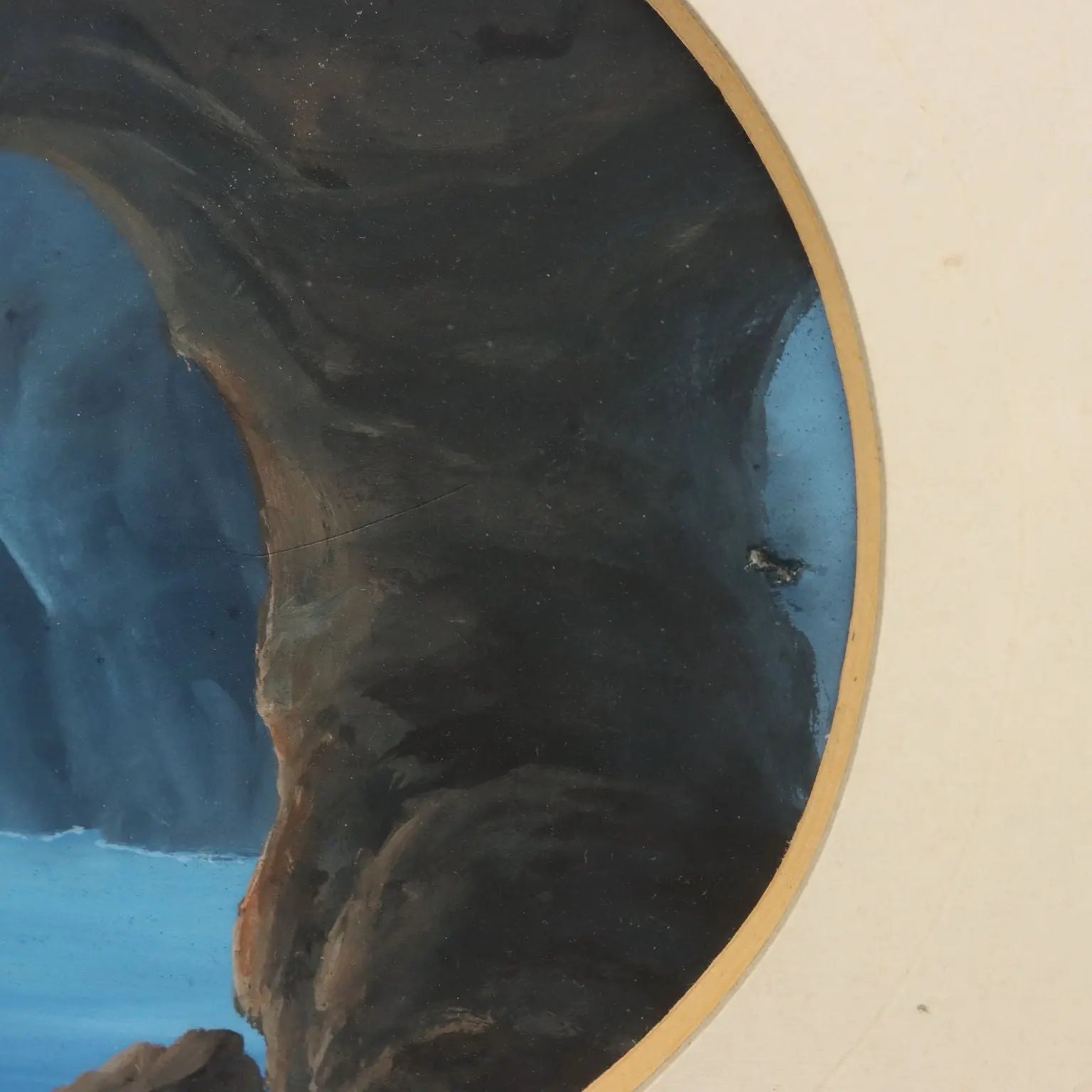 Modern Painting The Blue Grotto in Capri Gouache on Cardboard '900 | Art | 20th Century