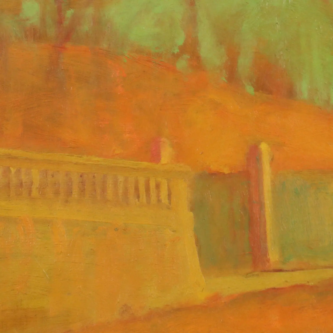 Modern Painting Signed Innocente Salvini Oil on Canvas 1970