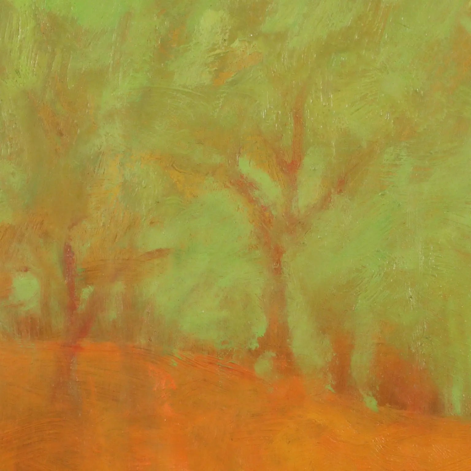 Modern Painting Signed Innocente Salvini Oil on Canvas 1970